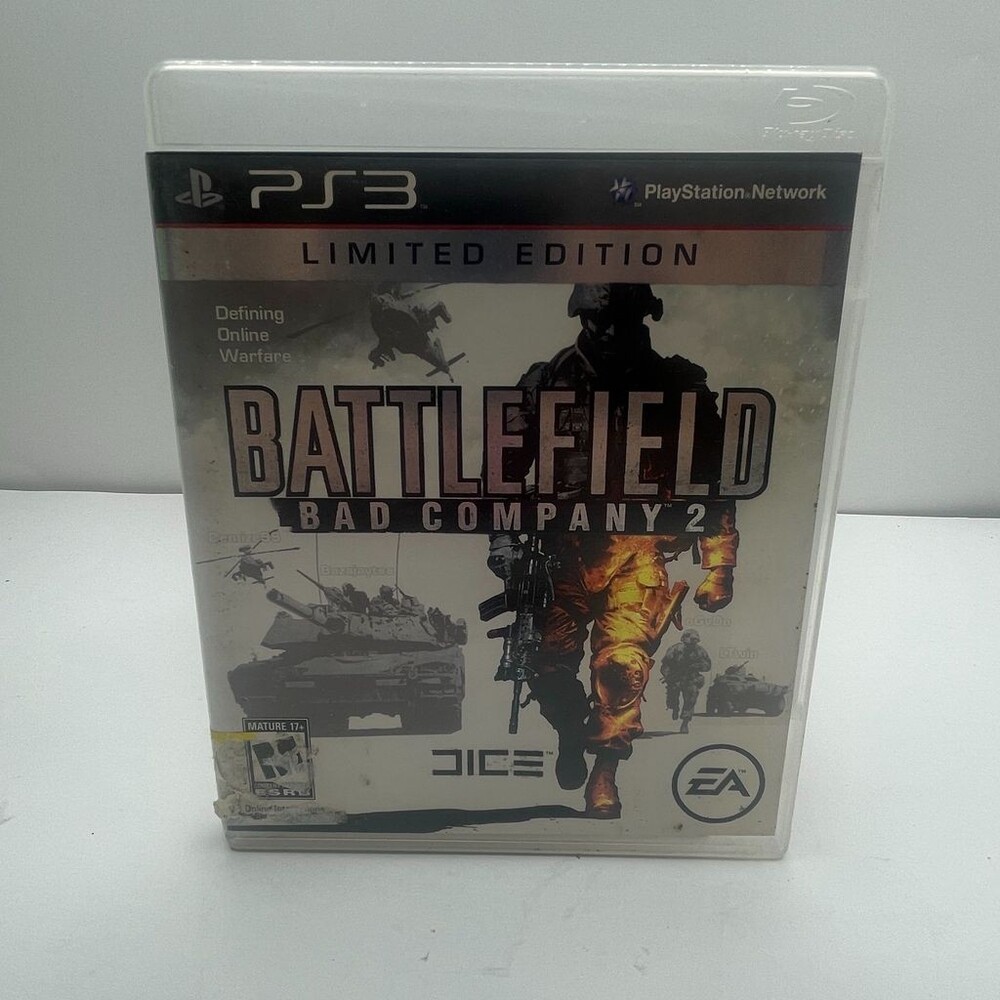 Battlefield: Bad Company 2 Limited Edition PS3 (Sony PS3, 2010) No Manual